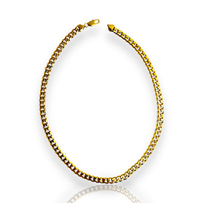 Stainless Steel Gold Plated Chain Necklace