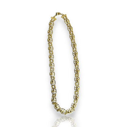 Brazilian Filled Gold Chain Necklace