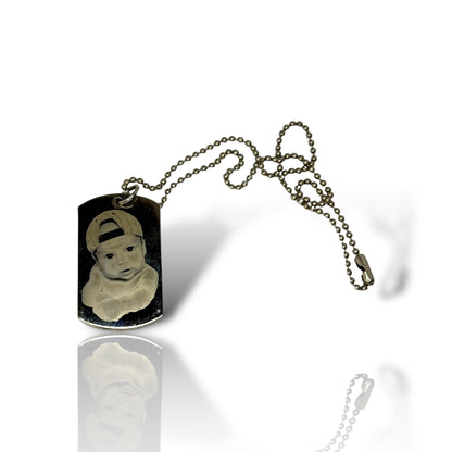 Personalized Photo Dog Tag Necklace