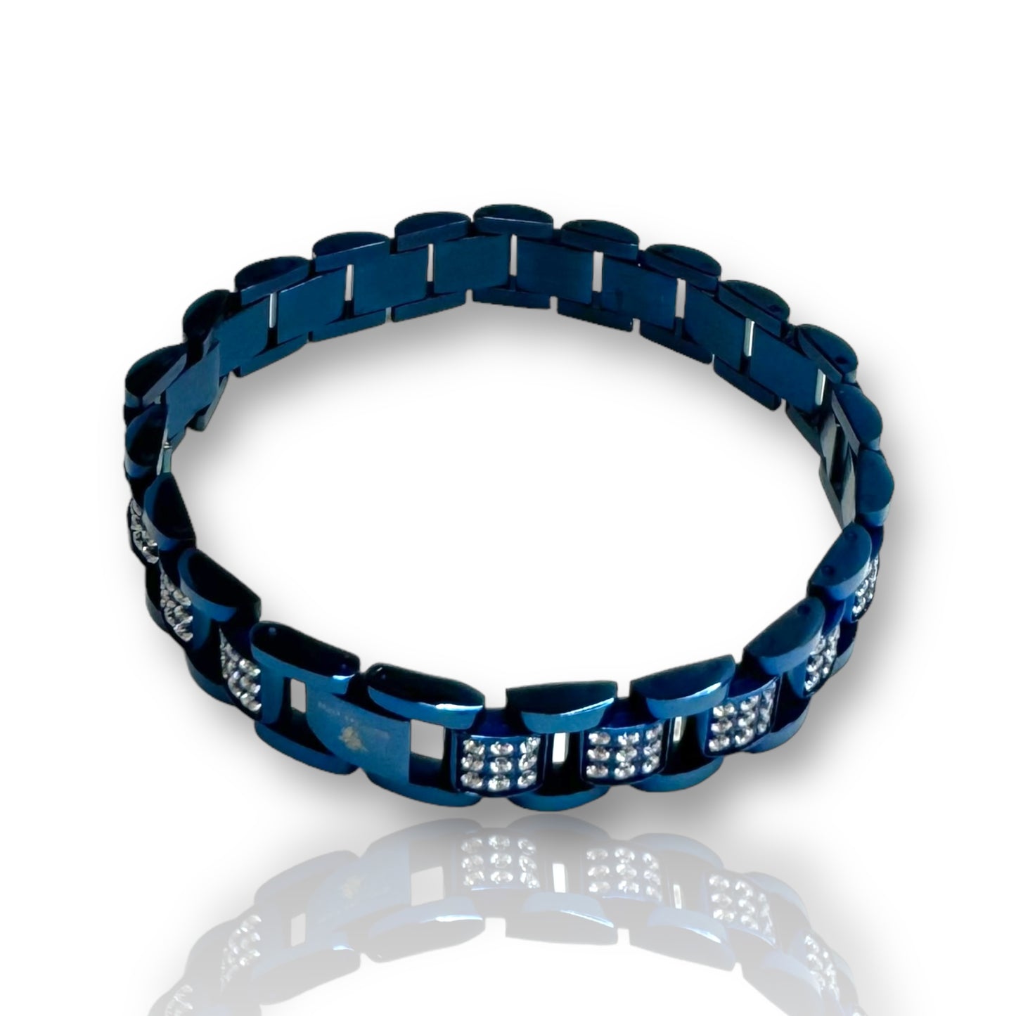 Blue Diamond Bracelet - Shimmering Elegance