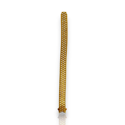 Gold Cubic Bracelet - Radiant Luxury