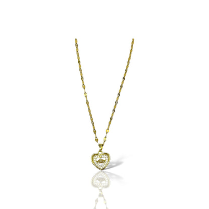 Timeless Gold Heart Charm Necklace